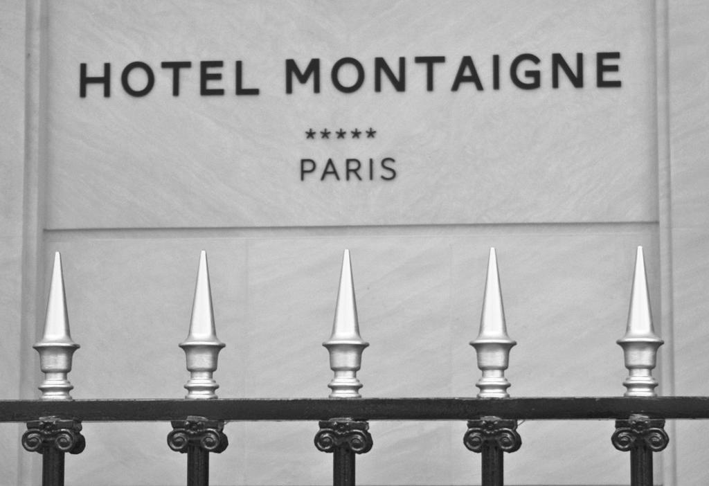 Hotel Montaigne Париж Экстерьер фото